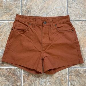 Patagonia High Waist Rust Shorts